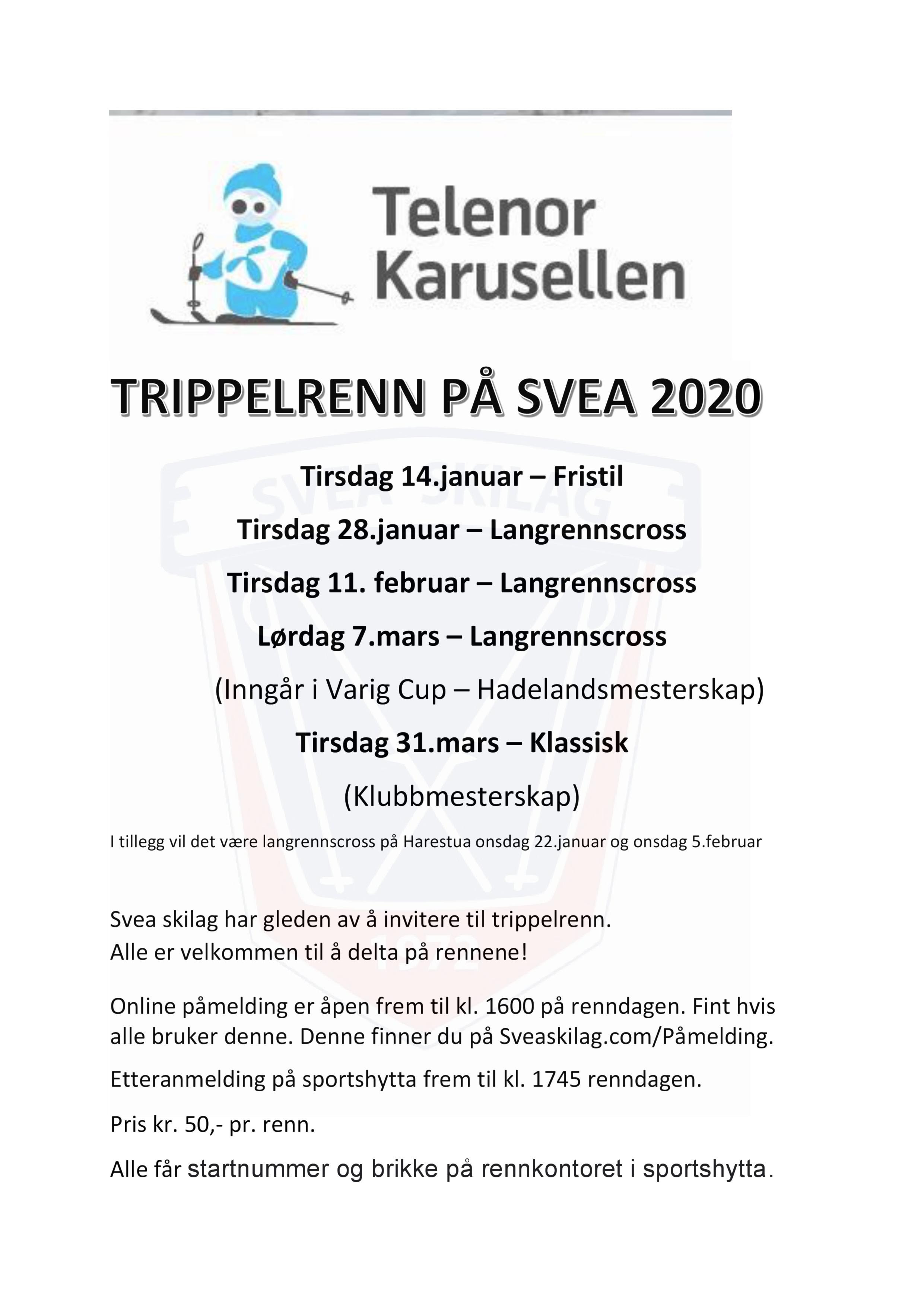 Trippelrenn på Svea 2020